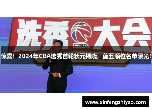 惊喜！2024年CBA选秀首轮状元揭晓，前五顺位名单曝光！